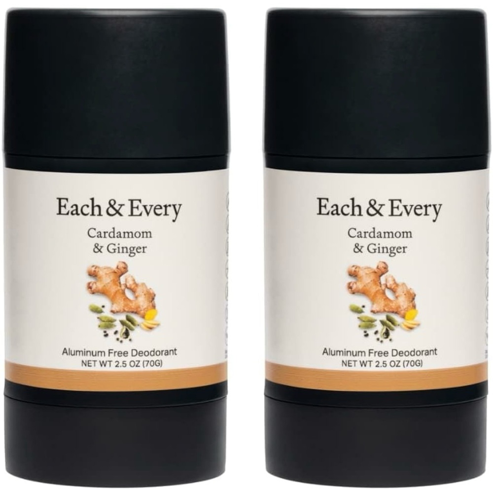2-pack NEW Each & Every All Natural Deodorant